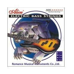 Alice A606(4)-L Комплект струн для бас-гитары, никель, 40-95