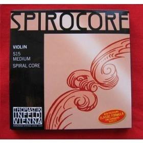 Thomastik Spirocore S15 Комплект струн для скрипки размером 4/4 среднее натяжение