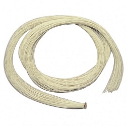 Brahner HHB-23A/WH Волос конский отборный для смычка 4/4-1/8, белый, длина 76 см, фасовка