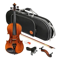 Andrew Fuchs L-3 4/4 Скрипка 4/4 (КОМПЛЕКТ - кейс + смычок + мостик из дерева - груша + канифоль)