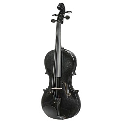 Antonio Lavazza VL-20 4/4 BK Скрипка, размер 4/4, цвет - черный металлик (кейс + смычок + канифоль)