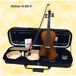 Karl Hofner H5D-V 1/2 Скрипка 1/2 (КОМПЛЕКТ - кейс + смычок)