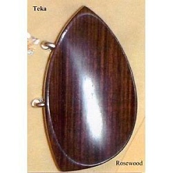 WBO VC05Ru-4/4 Подбородник для скрипки, модель Teka. Форма крепления - U. Материал - палисандр